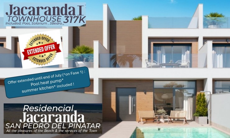 Town House - New Build - San Pedro del Pinatar - Los antolinos