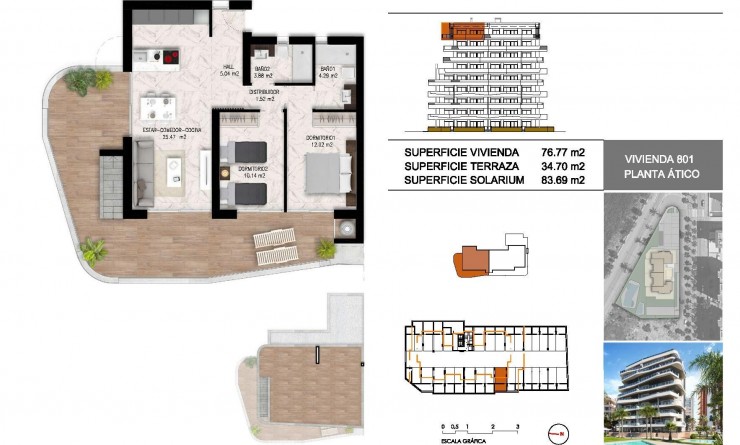 Nieuwbouw woningen - Penthouse - Guardamar del Segura - PUERTO