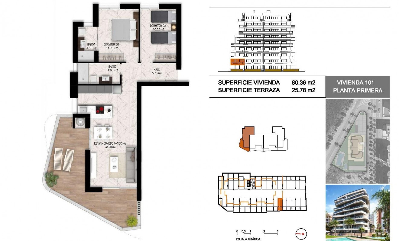 Nieuwbouw woningen - Appartement - Guardamar del Segura - PUERTO
