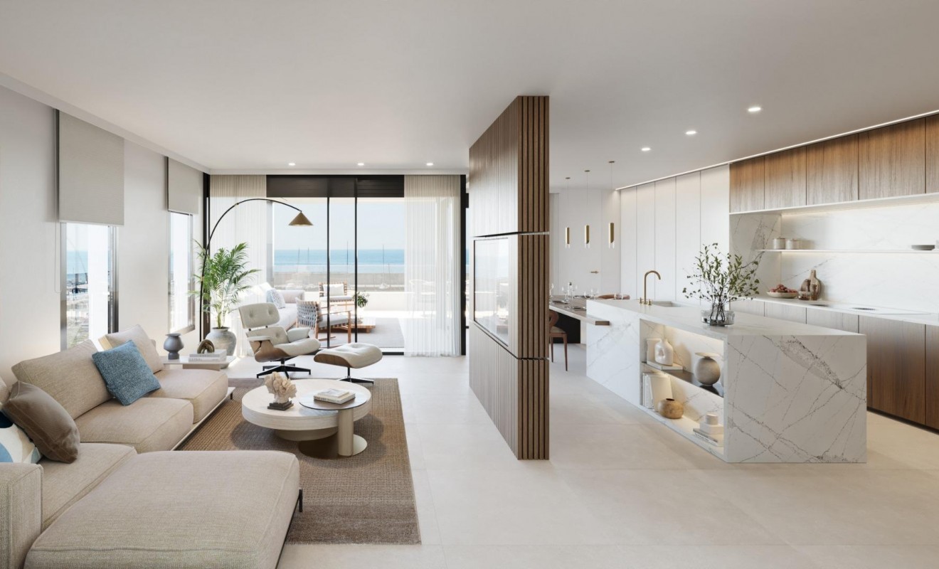 New Build - Apartment - Águilas - Puerto deportivo Juan Montiel