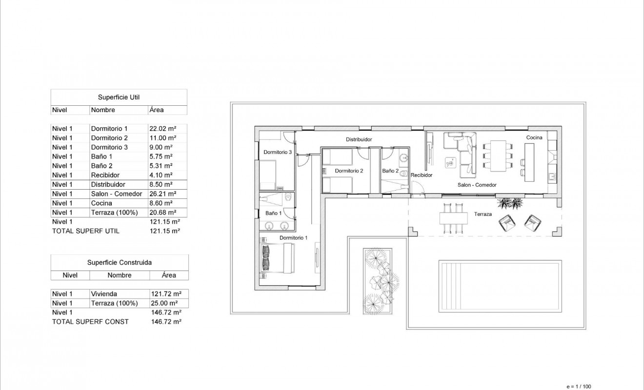 Nouvelle construction - Villa - Pinoso - Lel