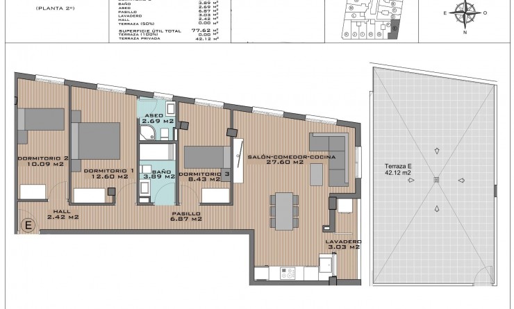 Nieuwbouw woningen - Penthouse - Algorfa - Pueblo