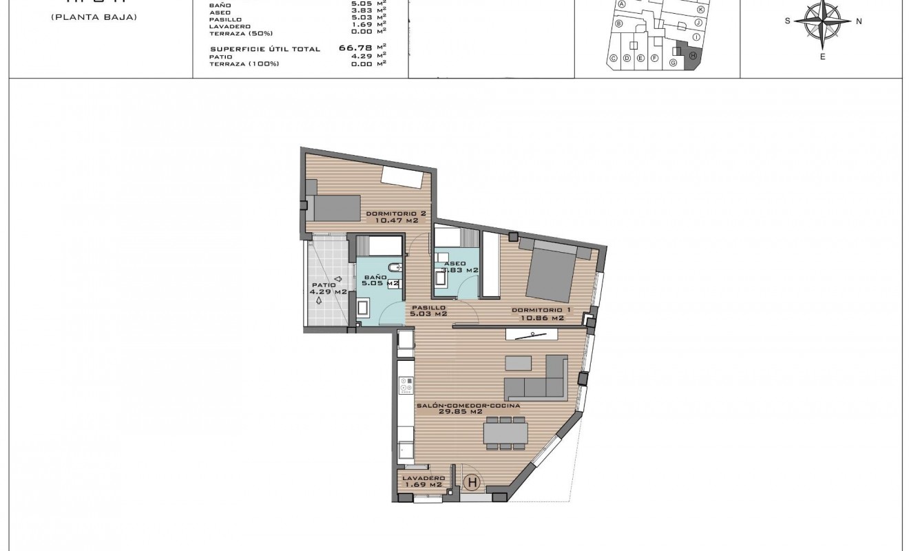 Nieuwbouw woningen - Appartement - Algorfa - Pueblo