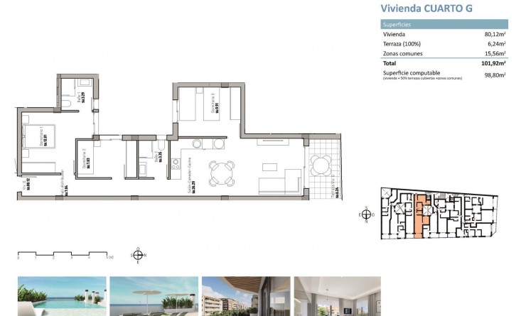 Nieuwbouw woningen - Penthouse - Guardamar del Segura - Pueblo