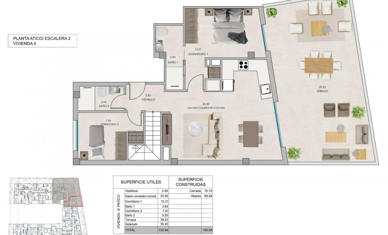 Nieuwbouw woningen - Penthouse - Santa Pola - Eroski