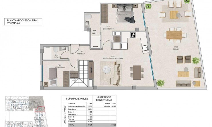 Nieuwbouw woningen - Penthouse - Santa Pola - Eroski