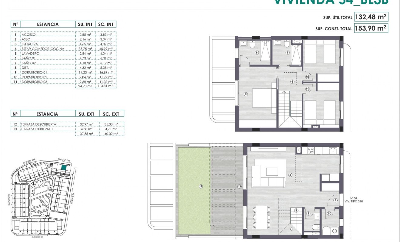 Nieuwbouw woningen - Penthouse - Monforte del Cid - Alenda Golf