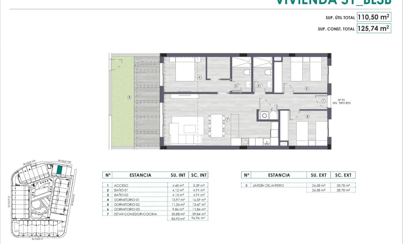 Nieuwbouw woningen - Appartement - Monforte del Cid - Alenda Golf