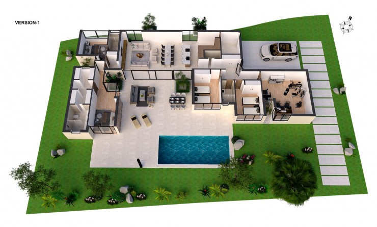 Nieuwbouw woningen - Villa - BAOS Y MENDIGO - Altaona Golf And Country Village