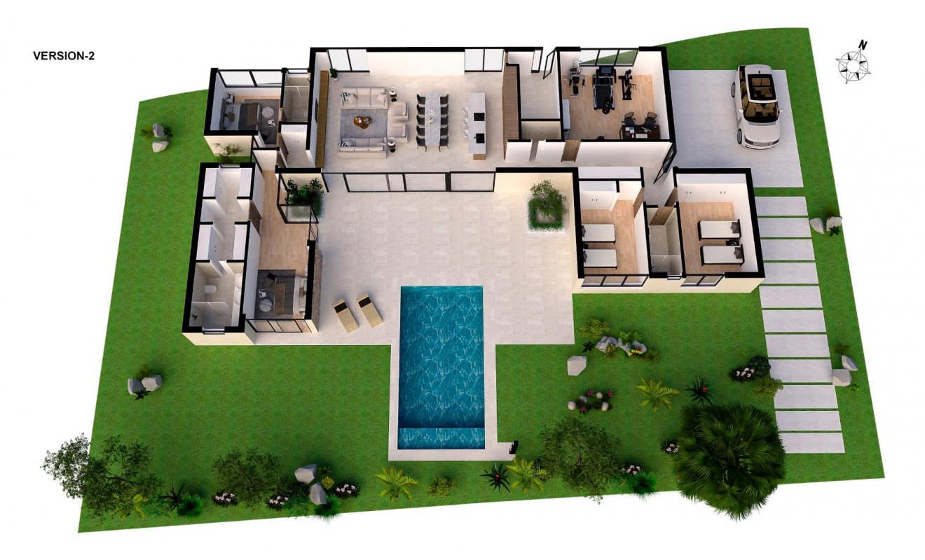 Nieuwbouw woningen - Villa - BAOS Y MENDIGO - Altaona Golf And Country Village