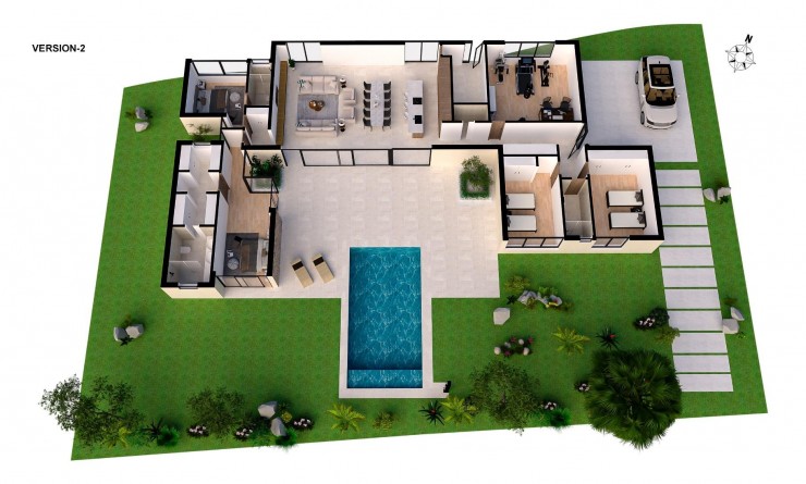 Nieuwbouw woningen - Villa - BAOS Y MENDIGO - Altaona Golf And Country Village