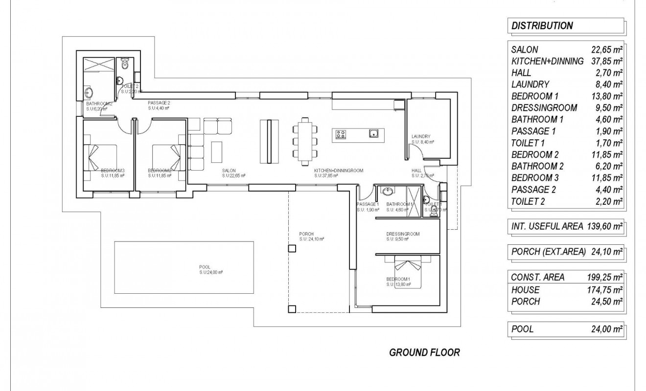 Nieuwbouw woningen - Villa - Pinoso - Campo