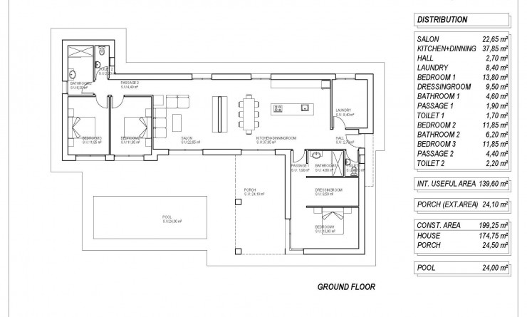 Nieuwbouw woningen - Villa - Pinoso - Campo