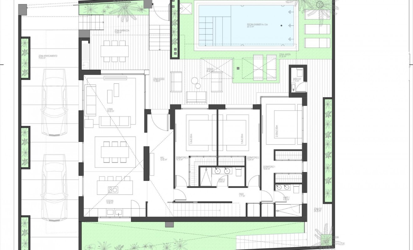 Nieuwbouw woningen - Villa - Torre Pacheco - Santa Rosalía