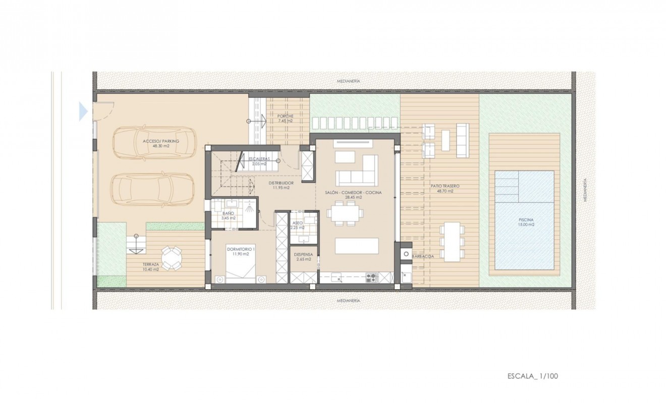 Nieuwbouw woningen - Villa - San Juan de los Terreros - Las Mimosas