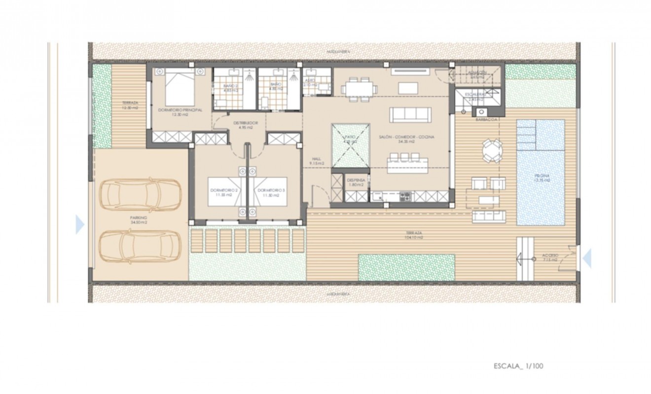 Nieuwbouw woningen - Villa - San Juan de los Terreros - Las Mimosas