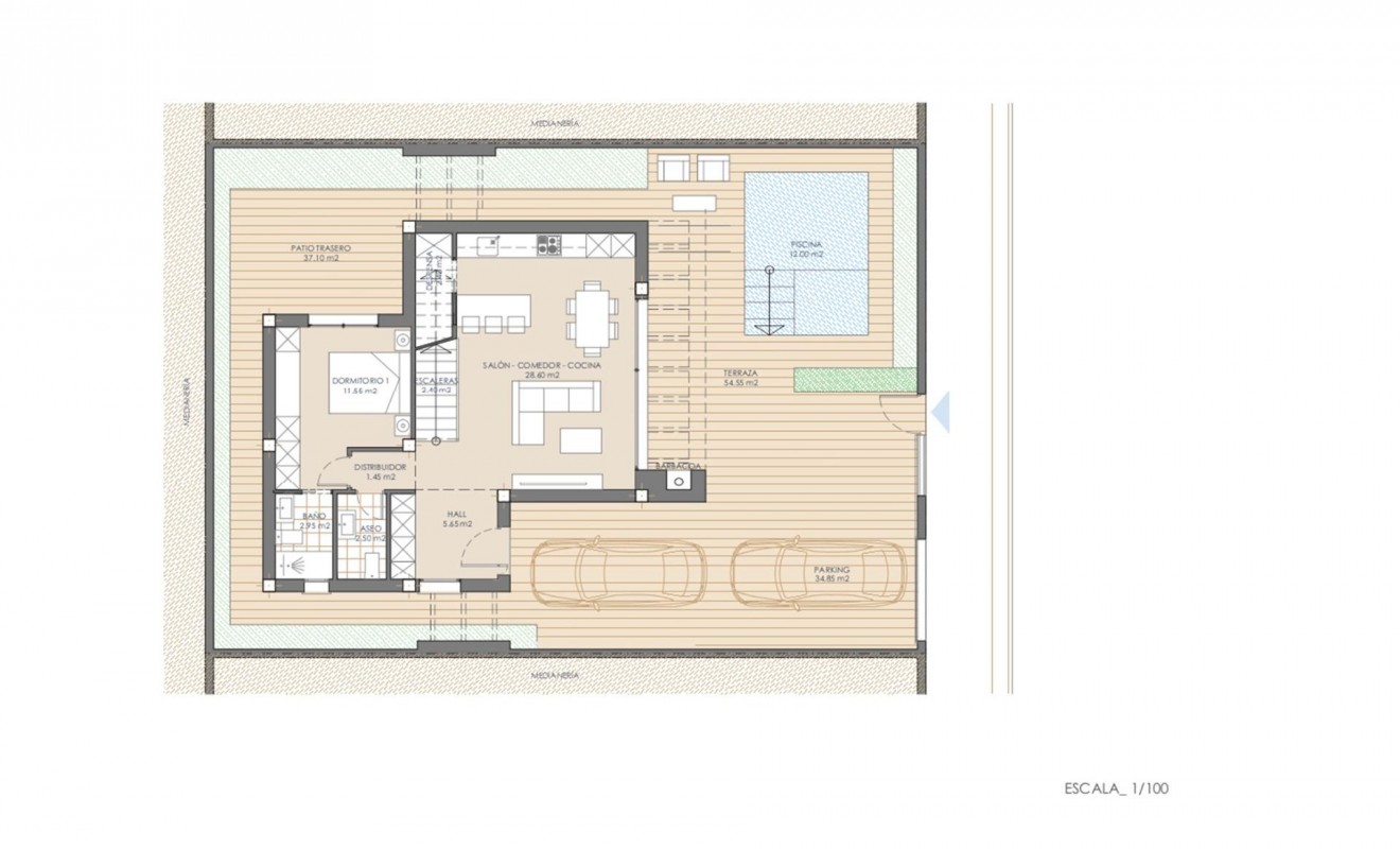 Nouvelle construction - Villa - San Juan de los Terreros - Las Mimosas