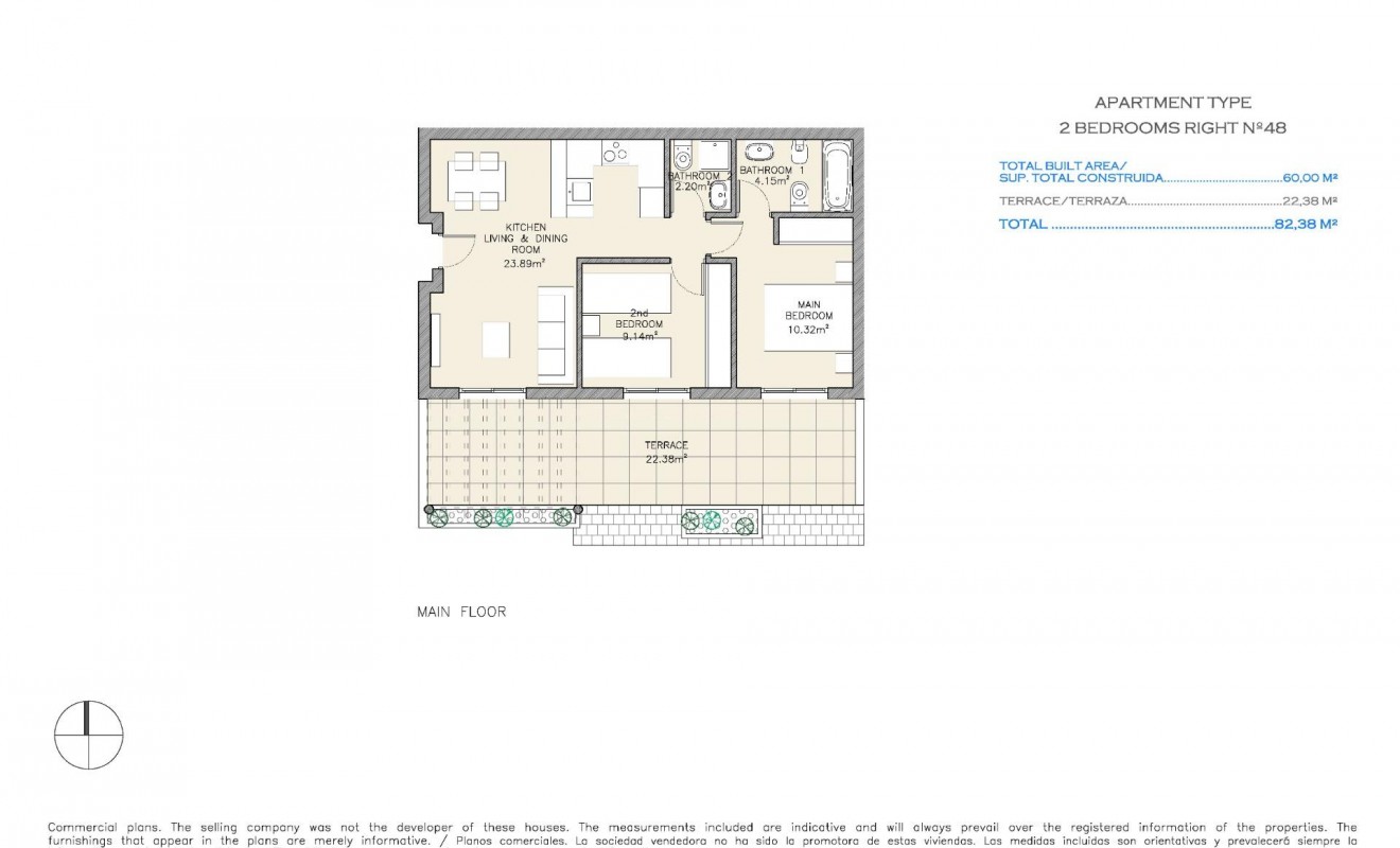 New Build - Apartment - Águilas - Collados