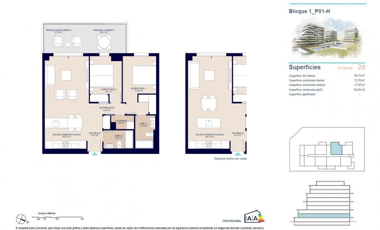 Nieuwbouw woningen - Appartement - Villajoyosa - Playas Del Torres