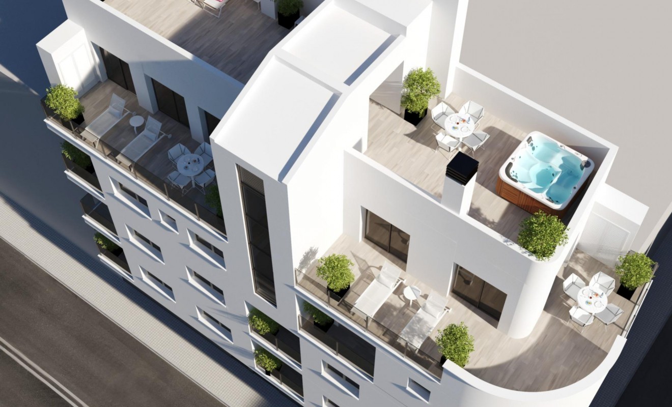 Nieuwbouw woningen - Appartement - Torrevieja - Centro