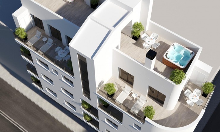 Nieuwbouw woningen - Appartement - Torrevieja - Centro