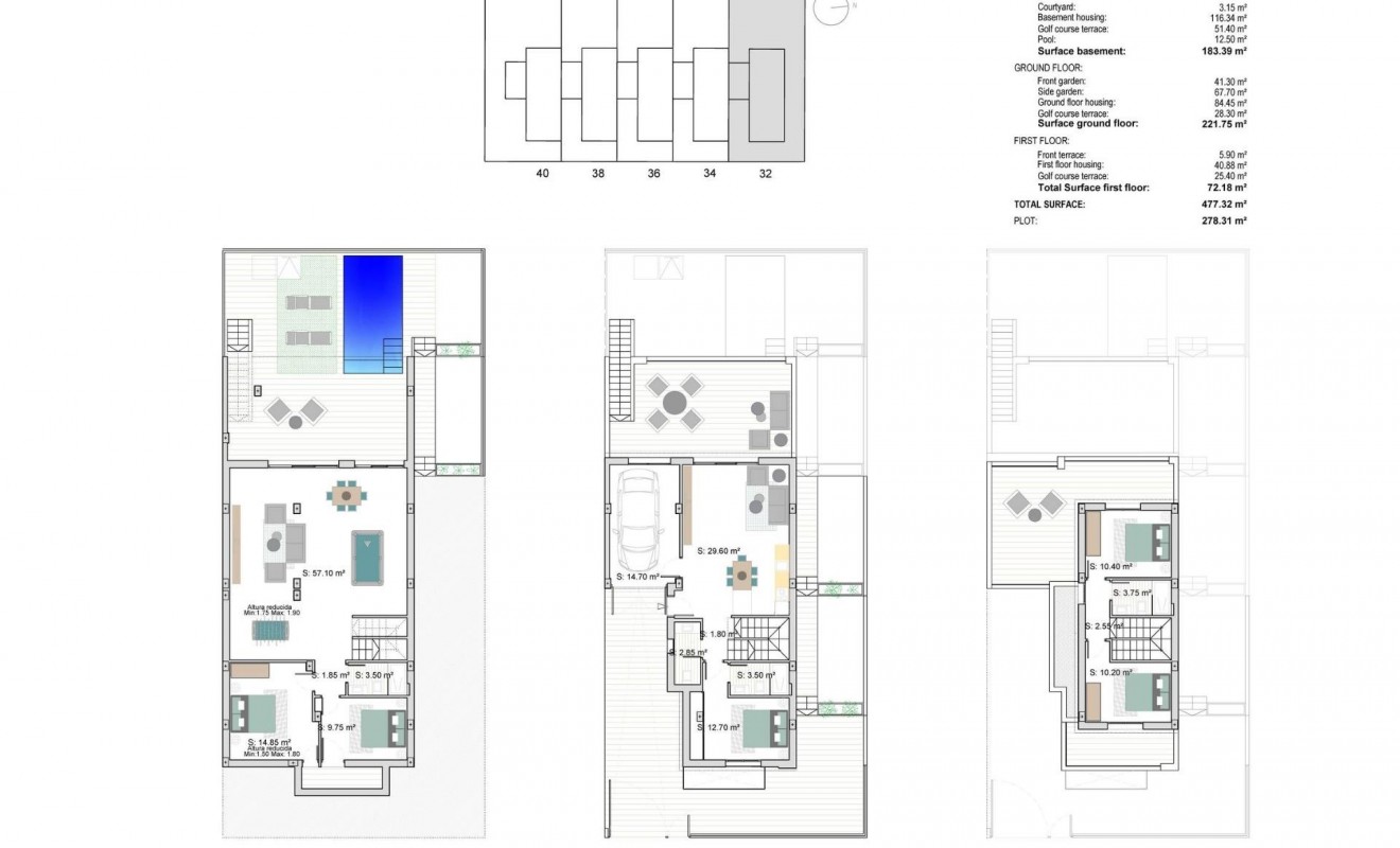 New Build - Villa - Los Alcázares - Serena Golf