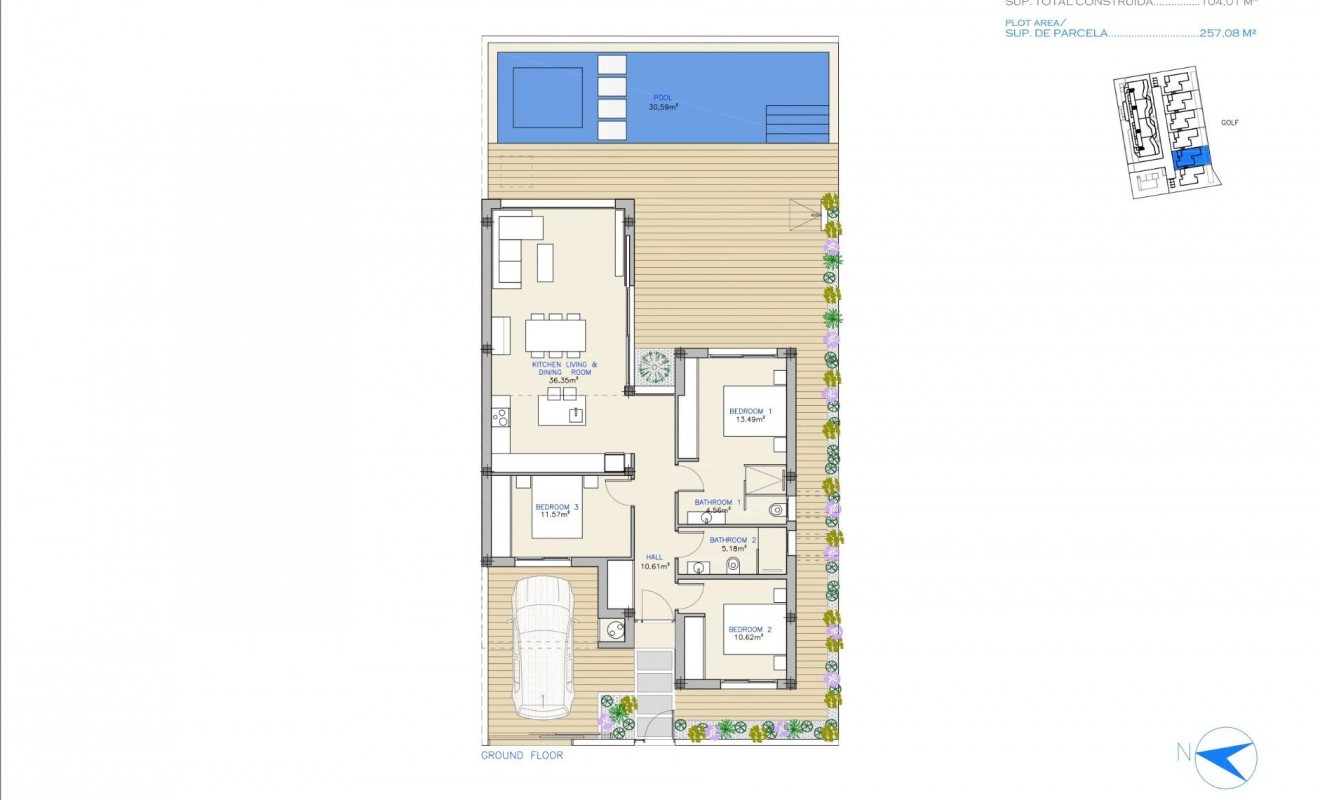 Nieuwbouw woningen - Villa - Los Alcázares - Serena Golf