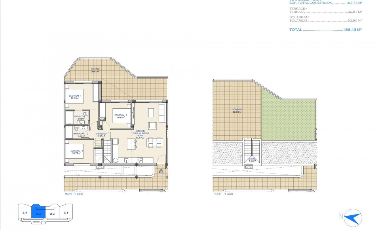 New Build - Penthouse - Los Alcázares - Serena Golf