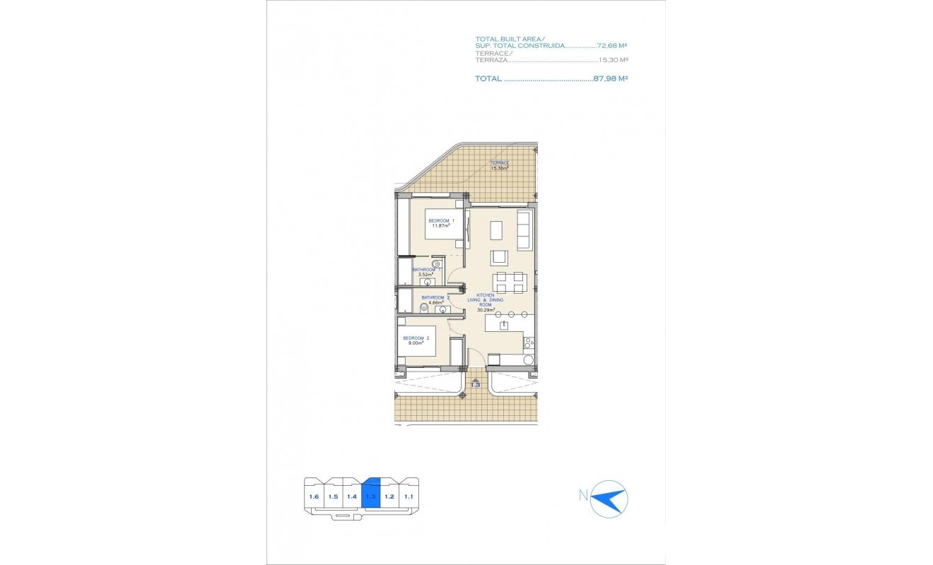 Nieuwbouw woningen - Appartement - Los Alcázares - Serena Golf