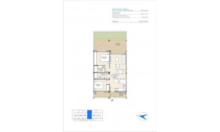 Nieuwbouw woningen - Appartement - Los Alcázares - Serena Golf