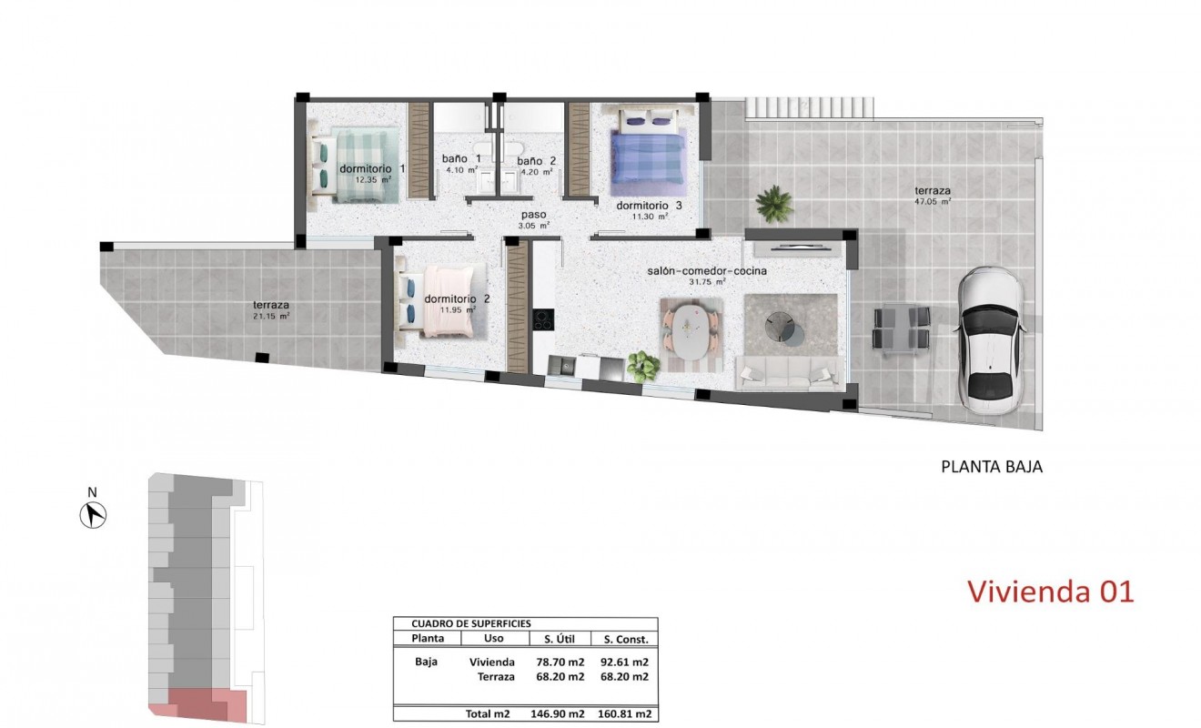 Nieuwbouw woningen - Bungalow - Pilar de la Horadada - Polígono Industrial Zona Raimundo Bened