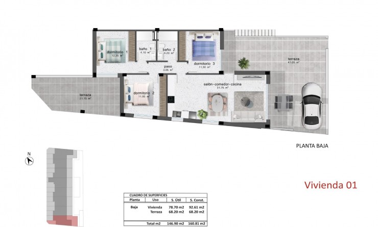 Nieuwbouw woningen - Bungalow - Pilar de la Horadada - Polígono Industrial Zona Raimundo Bened