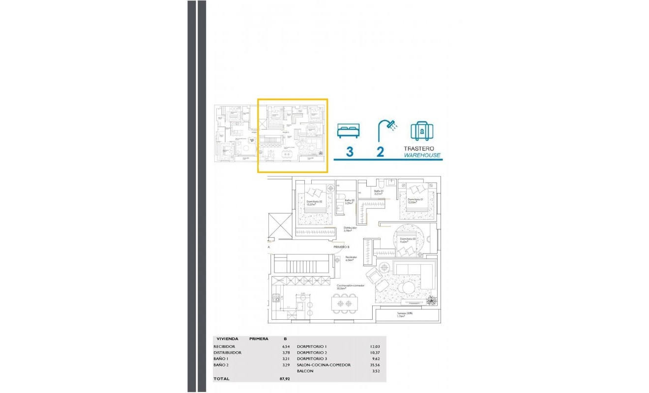 Nouvelle construction - Appartement - San Javier - Santiago de la Ribera