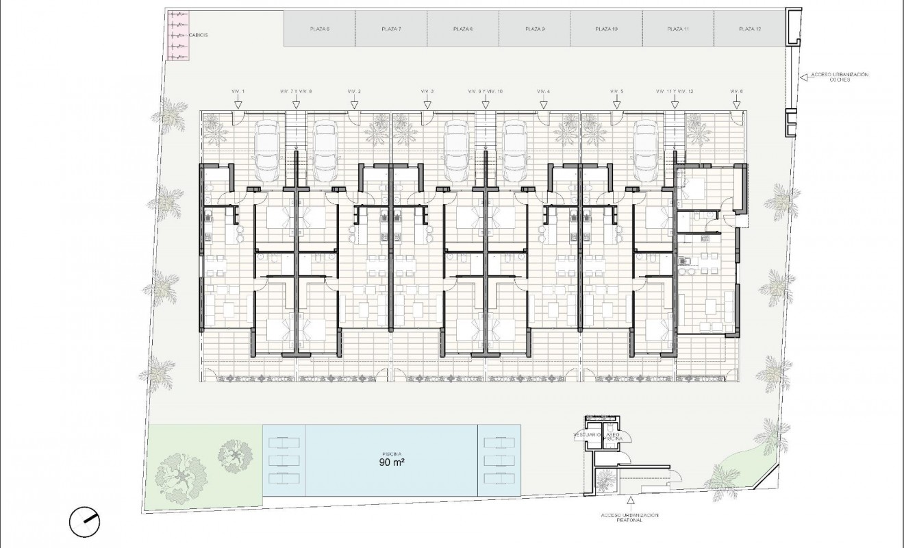 New Build - Bungalow - Pilar de la Horadada - Zona Pueblo