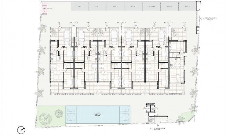 New Build - Bungalow - Pilar de la Horadada - Zona Pueblo