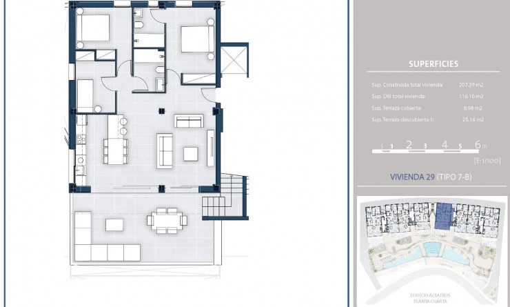 Nieuwbouw woningen - Penthouse - Arenal d´en Castell - pueblo