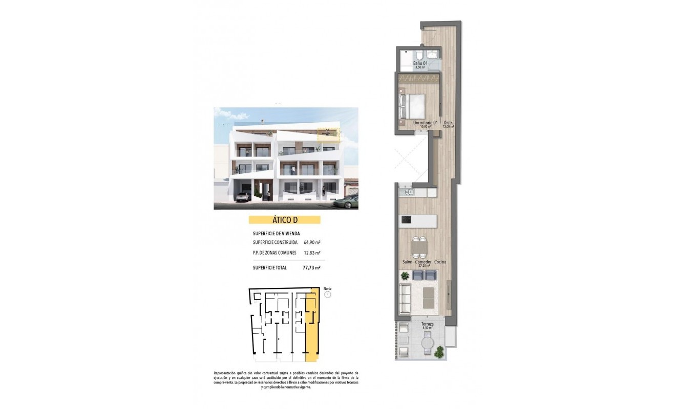 Nieuwbouw woningen - Penthouse - Torrevieja - Playa del Cura