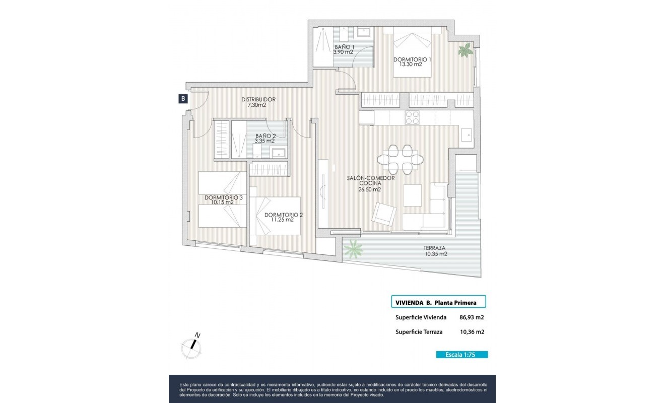 Nieuwbouw woningen - Appartement - Torrevieja - Playa del Cura