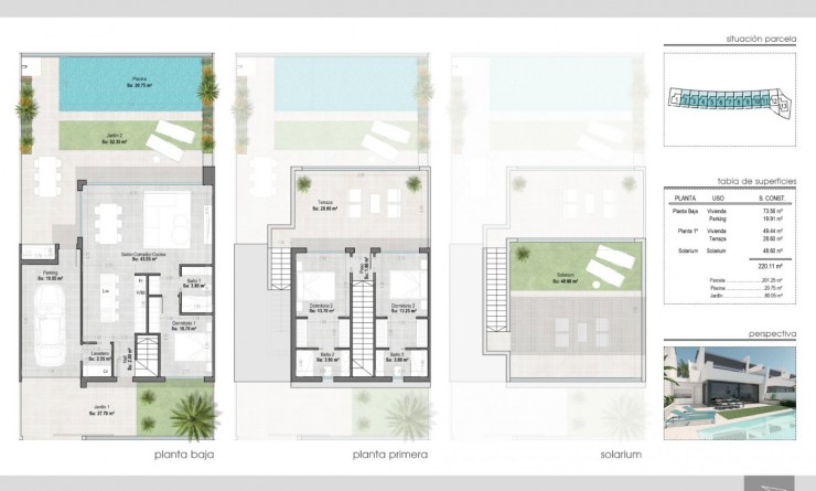 Nieuwbouw woningen - Town House - San Javier - Santiago de la Ribera