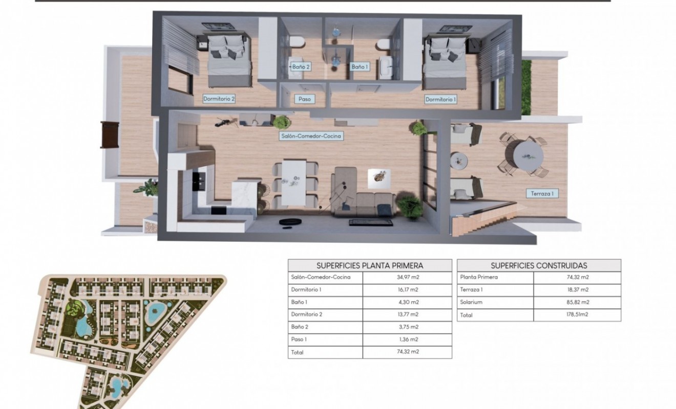 Nieuwbouw woningen - Bungalow - Torrevieja - Los balcones