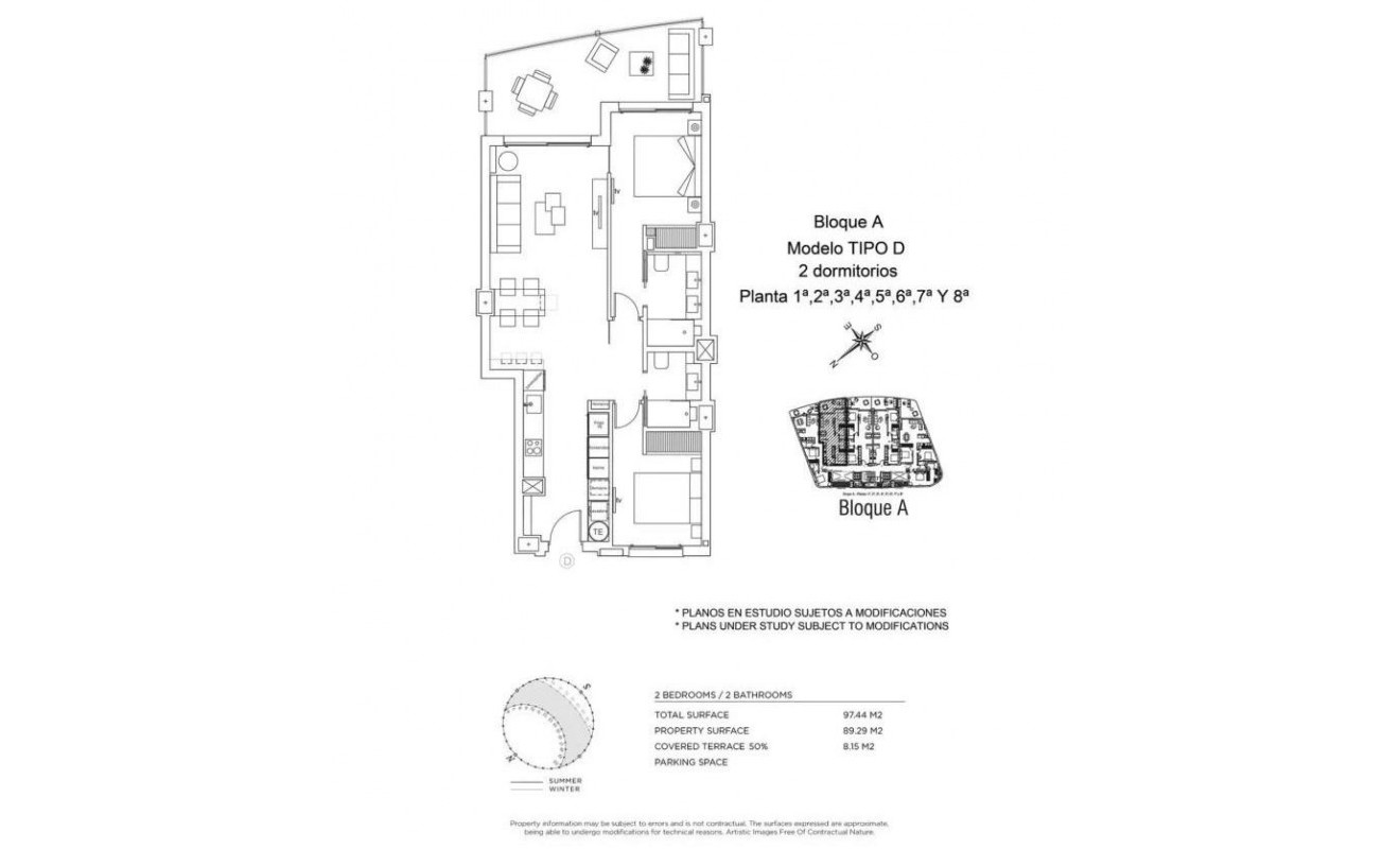 Nieuwbouw woningen - Appartement - La Manga del Mar Menor - 1ª Linea Del Mar Mediterraneo