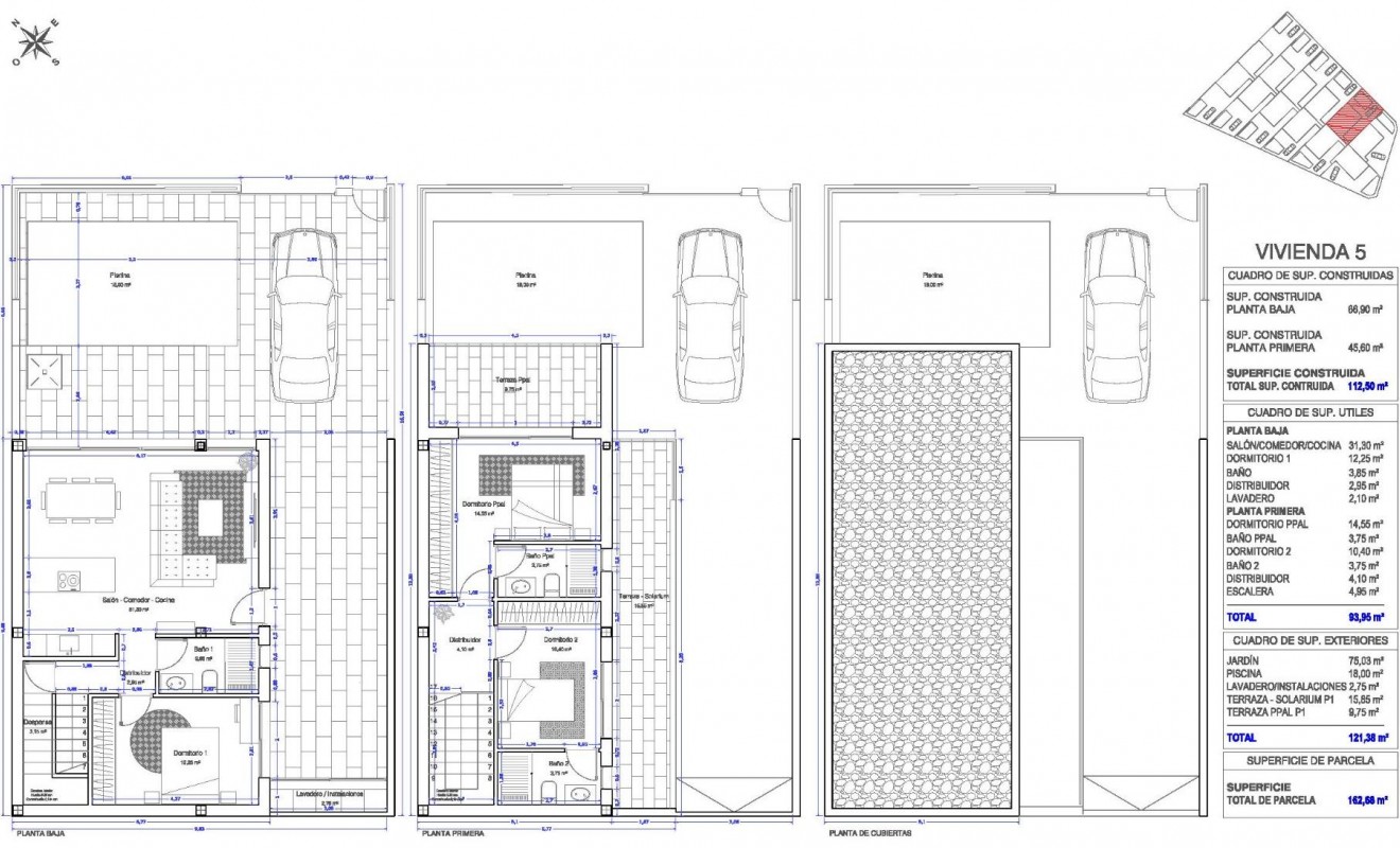 Nieuwbouw woningen - Villa - San Pedro del Pinatar - Los antolinos