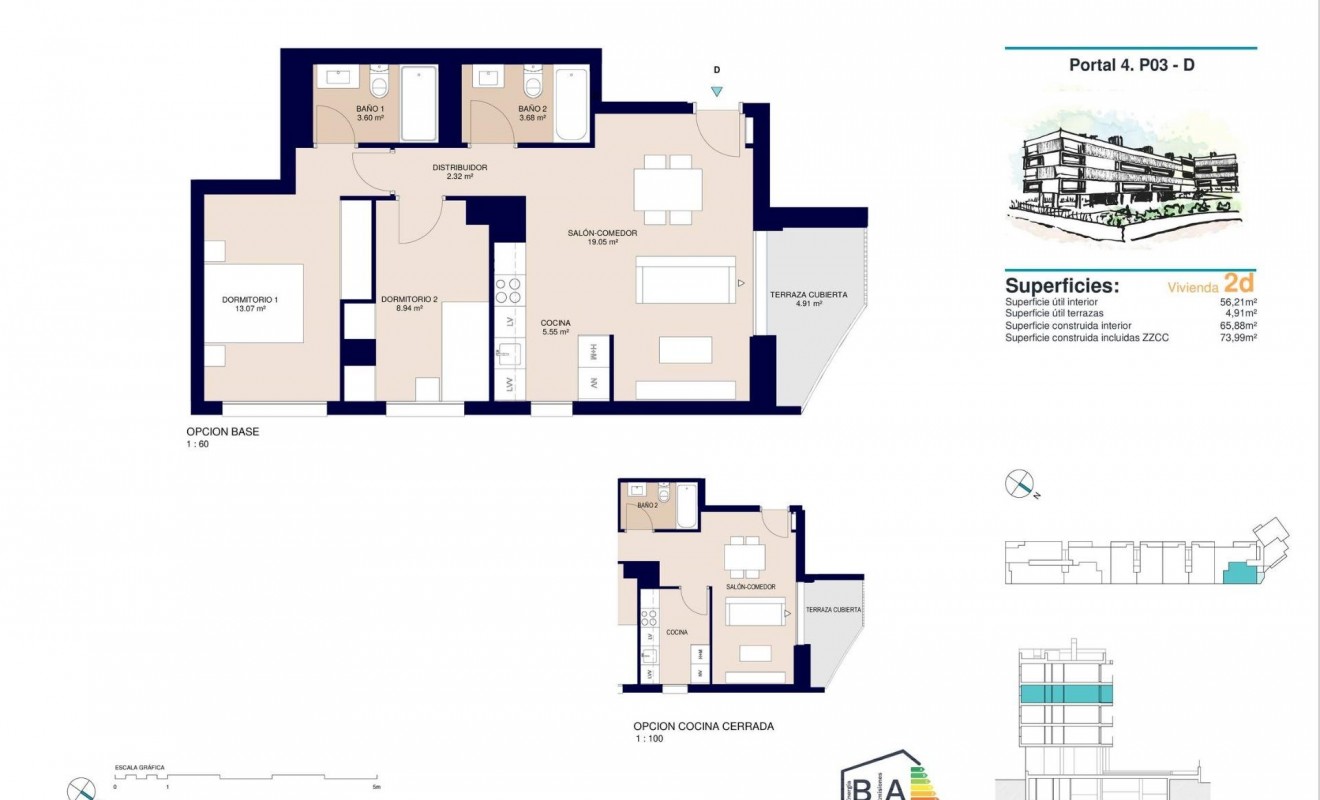 Nieuwbouw woningen - Appartement - Alicante - Pau Ii