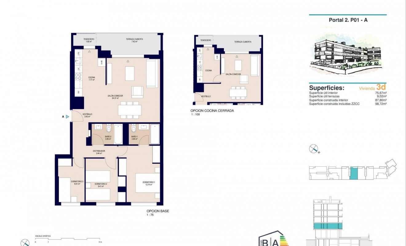 Nieuwbouw woningen - Appartement - Alicante - Pau Ii