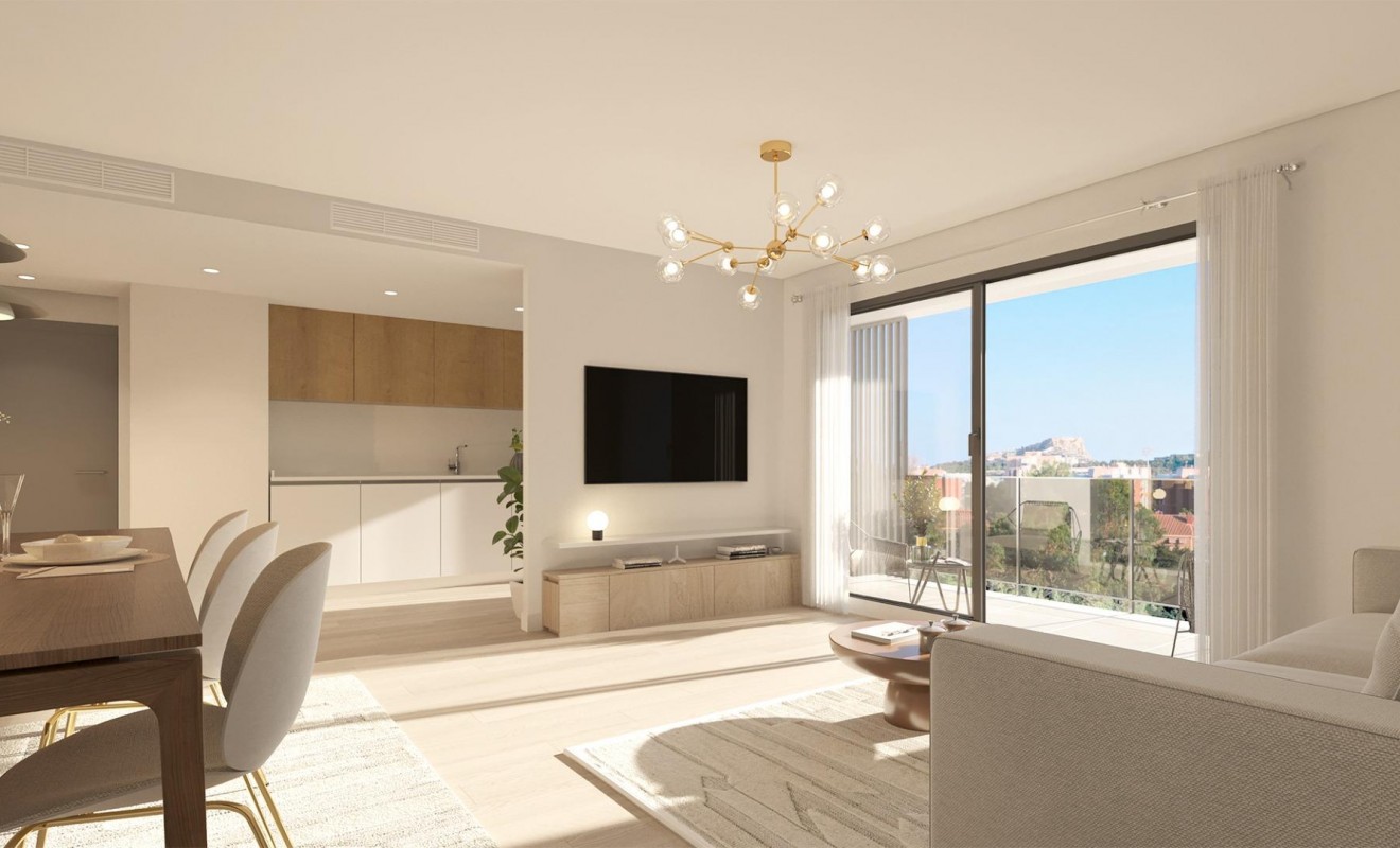 Nieuwbouw woningen - Appartement - Alicante - Pau Ii