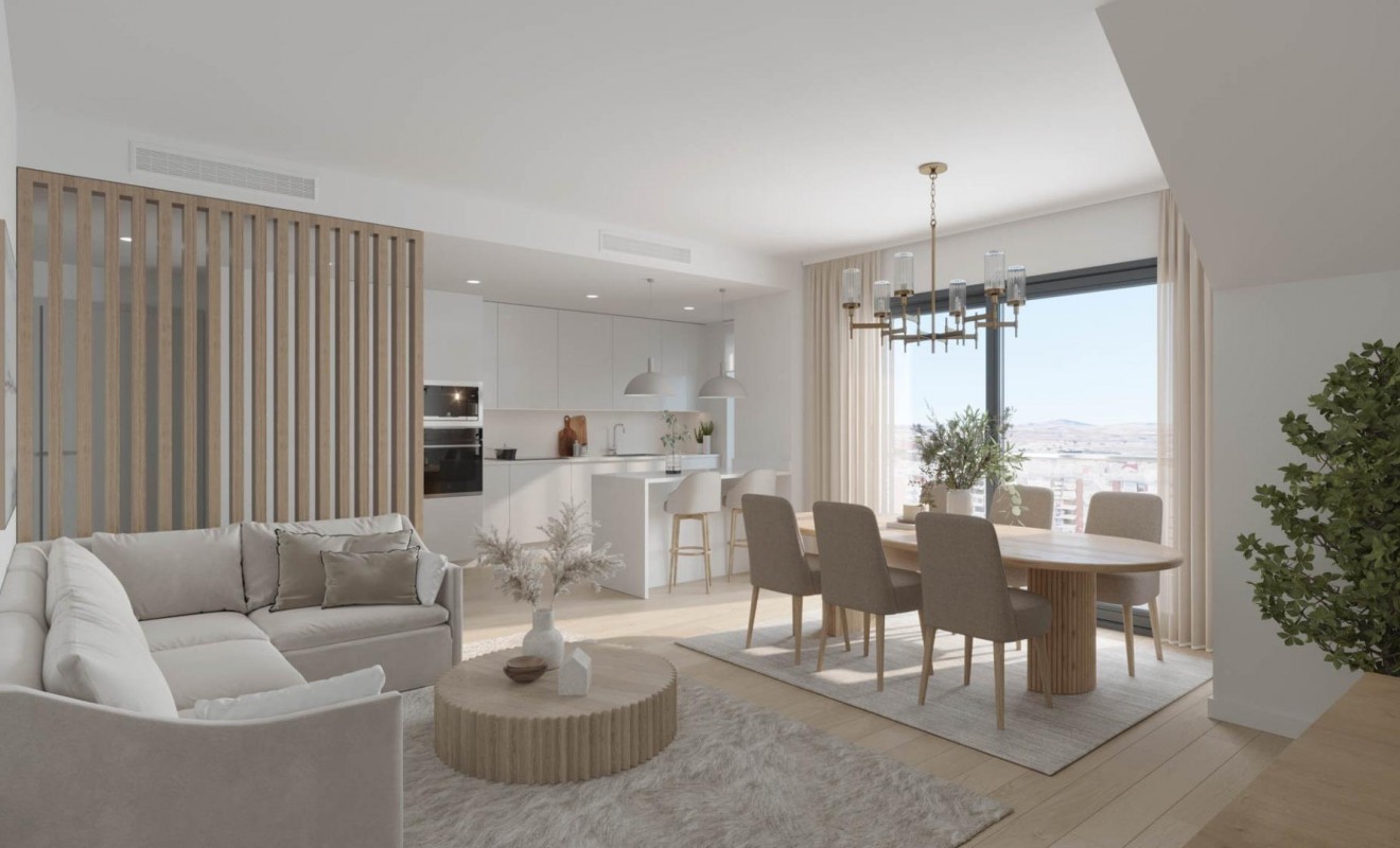 Nieuwbouw woningen - Penthouse - Alicante - Pau Ii