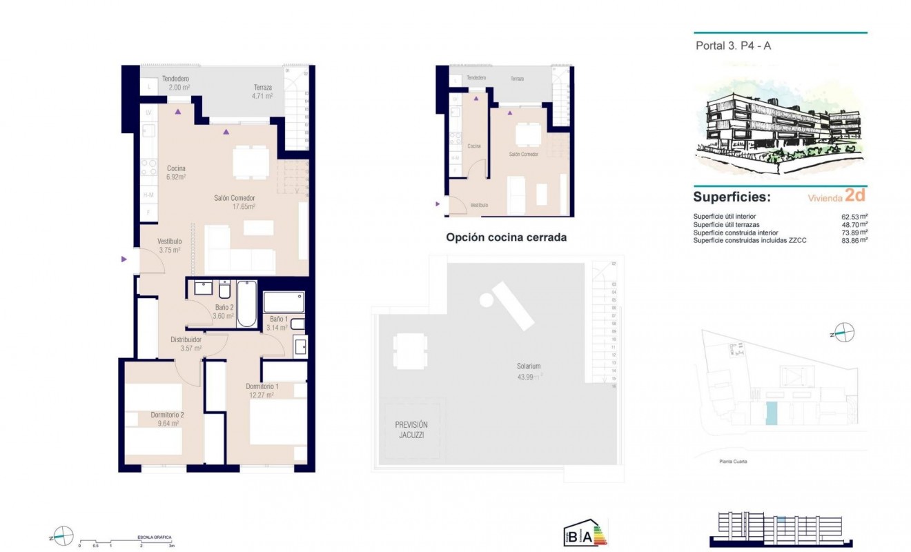 Nieuwbouw woningen - Penthouse - Alicante - Pau Ii