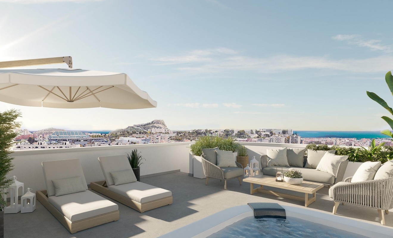 Nieuwbouw woningen - Penthouse - Alicante - Pau Ii