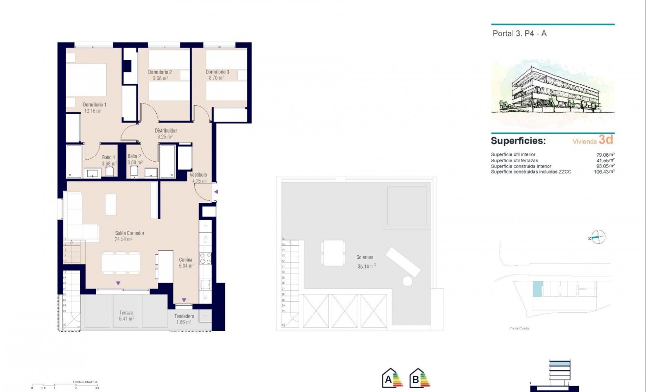 Nieuwbouw woningen - Penthouse - Alicante - Pau Ii