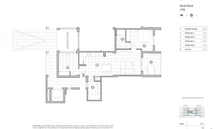 Nieuwbouw woningen - Appartement - Orihuela Costa - PAU 8